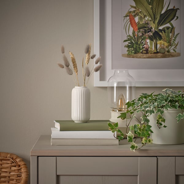 STILREN vase, white, 12 cm
