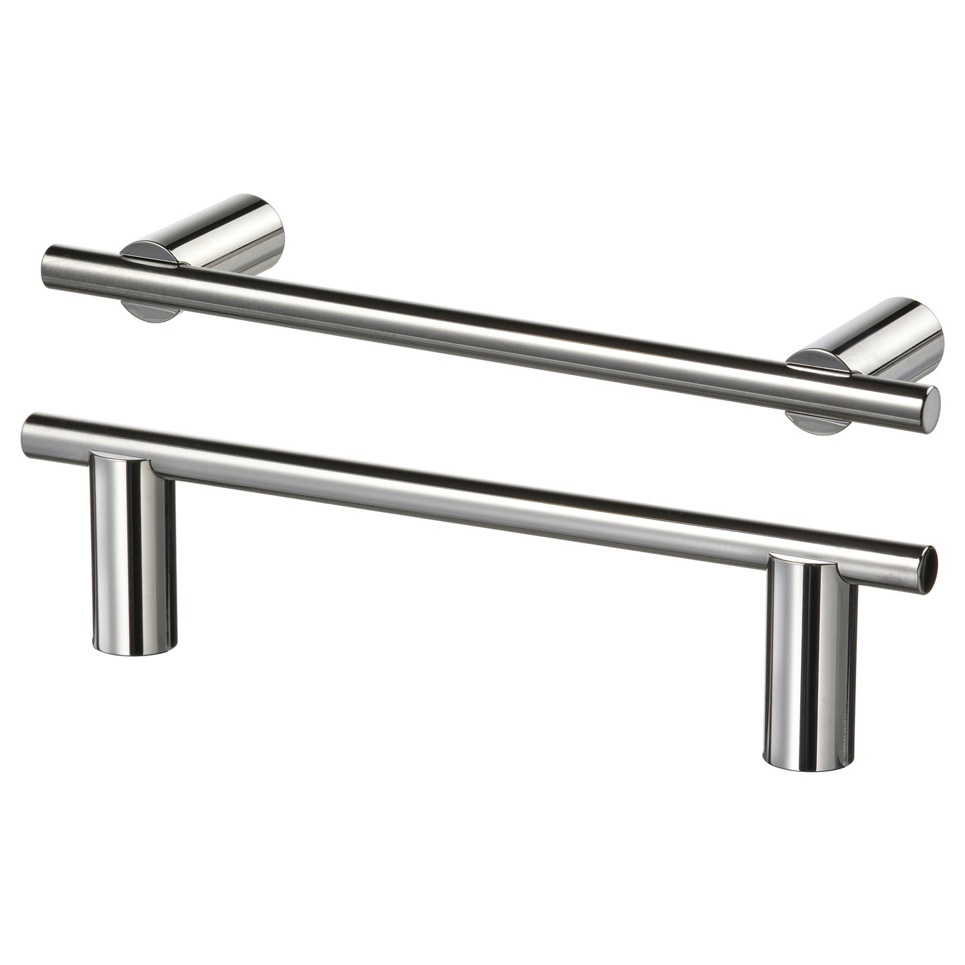 STJÄRNHOV handle, chrome-plated, 5 mm, 2 pack