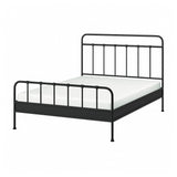 STJÄRNÖ bed frame, anthracite/Lillhällan, 160x200 cm