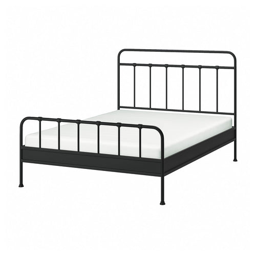 STJÄRNÖ bed frame, anthracite/Lillhällan, 209x168 cm
