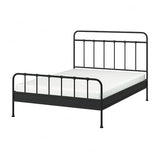 STJÄRNÖ bed frame, anthracite/Lindbåden, 160x200 cm