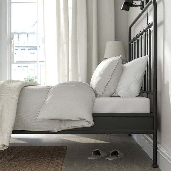 Ikea STJÄRNÖ - Struttura letto, antracite/Lönset,140x200 cm