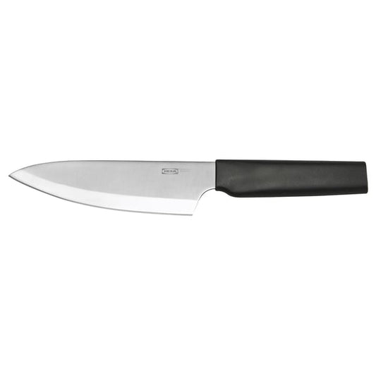 STJÄRNSTÖR - Kitchen knife, stainless steel/dark grey,16 cm