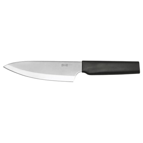 STJÄRNSTÖR cook's knife, stainless steel/dark grey, 16 cm