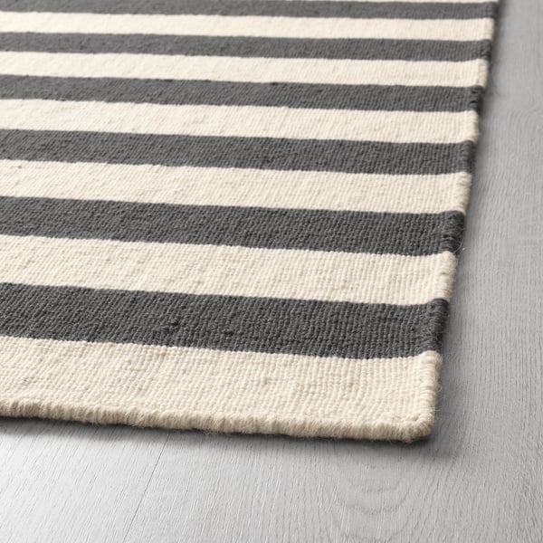 STOCKHOLM 2017 - Rug, flatwoven, handmade/striped grey, 250x350 cm