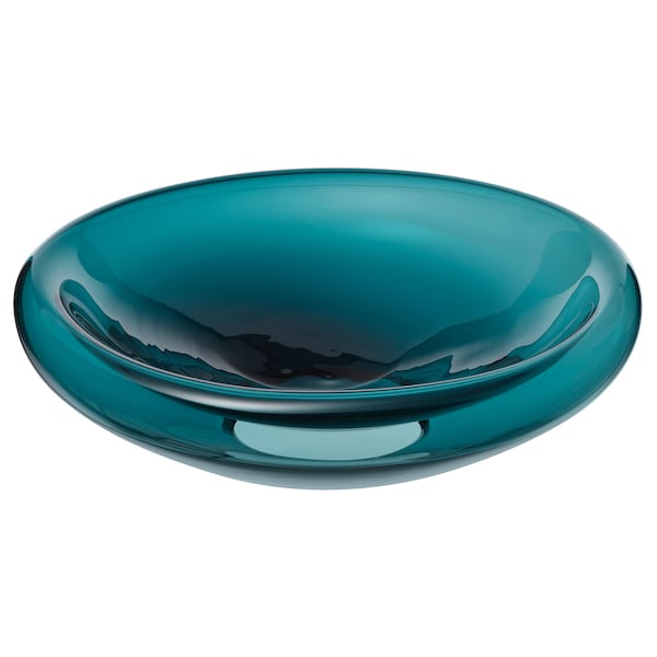 STOCKHOLM 2025 - Bowl, dark blue-turquoise, 34 cm