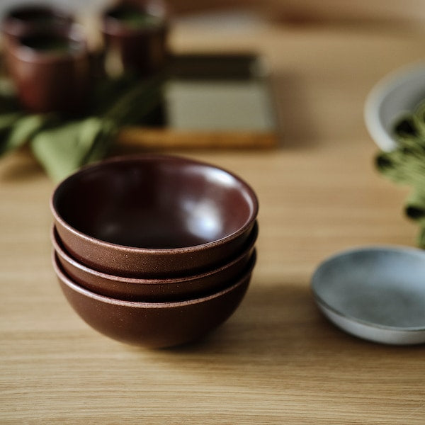 STOCKHOLM 2025 bowl, brown, 15 cm, 2 pack