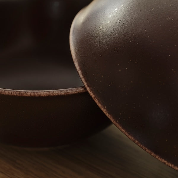 STOCKHOLM 2025 bowl, brown, 15 cm, 2 pack