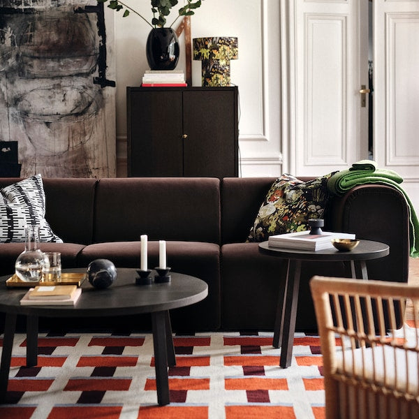 STOCKHOLM 2025 2-seat sofa, Alhamn dark brown, 178x70x99 cm