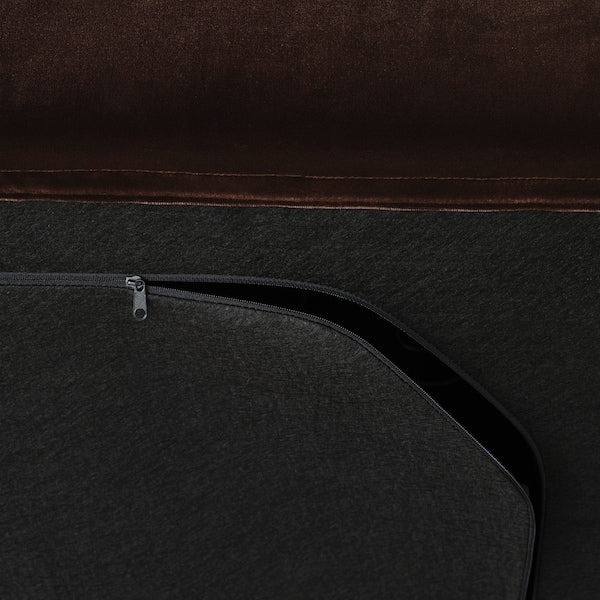 STOCKHOLM 2025 2-seat sofa, Alhamn dark brown, 178x70x99 cm