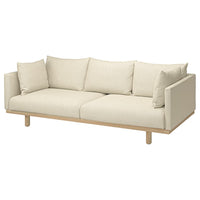 STOCKHOLM 2025 3-seat sofa, Sundhamn beige, 233 cm