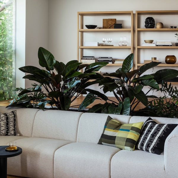 STOCKHOLM 2025 4-seat sofa, Djurmo grey/white, 308 cm
