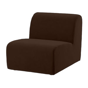 STOCKHOLM 2025 1-seat section, Alhamn dark brown, 69x70x99 cm