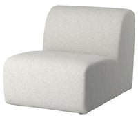 STOCKHOLM 2025 1-seat section, Djurmo grey/white, 69 cm