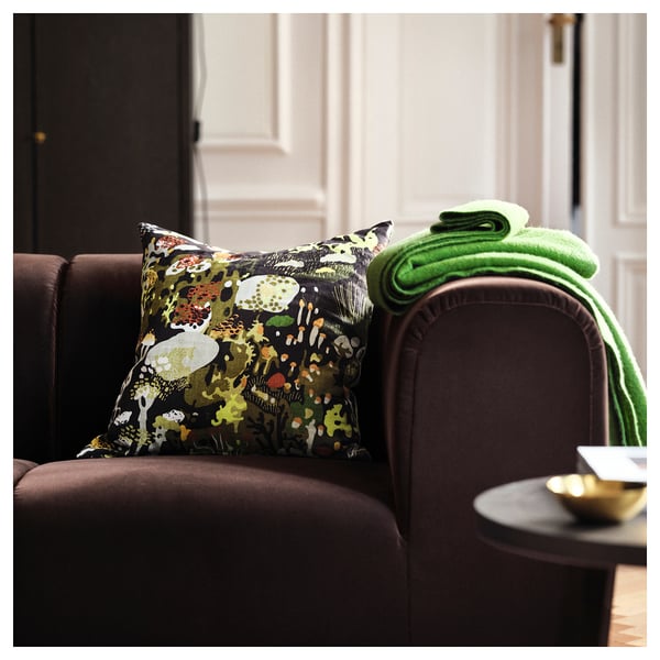 STOCKHOLM 2025 cushion cover, black/multicolour, 50x50 cm