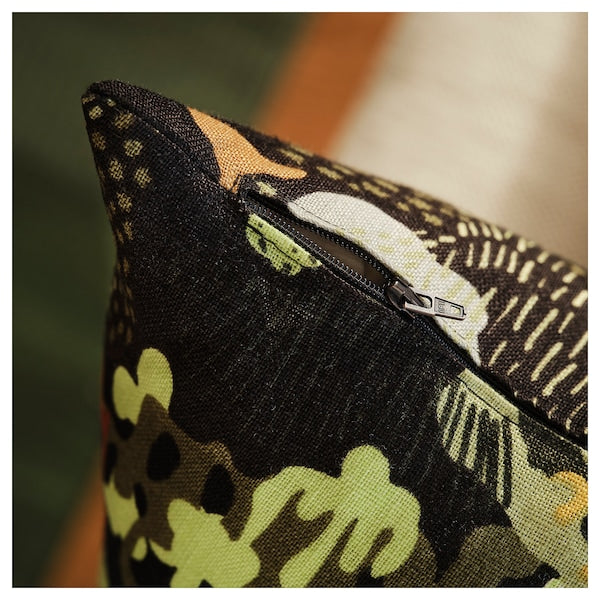 STOCKHOLM 2025 cushion cover, black/multicolour, 50x50 cm