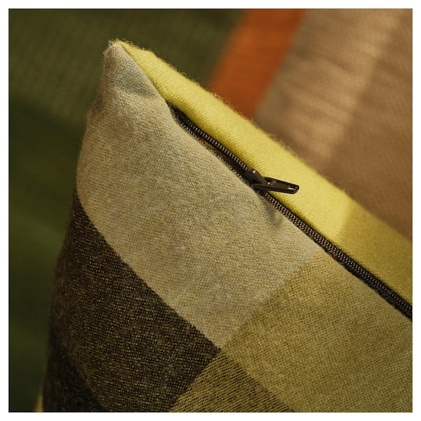 STOCKHOLM 2025 - Cushion cover, dark green/blue-green, 40x58 cm