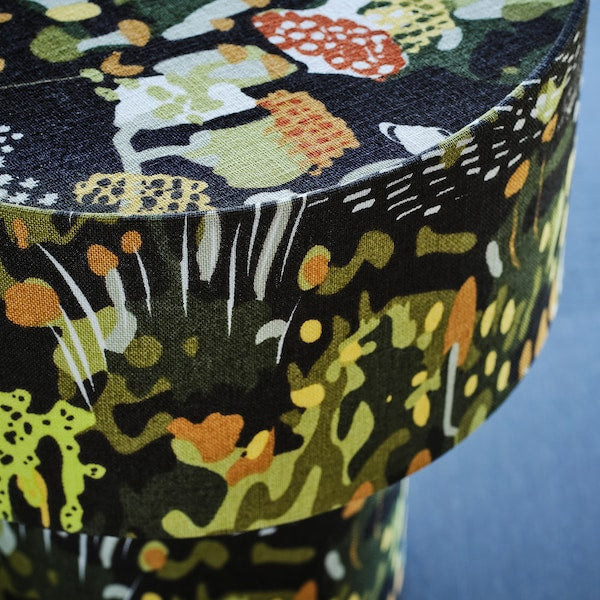 STOCKHOLM 2025 table lamp, black multicolour/textile, 35 cm