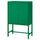 STOCKHOLM 2025 - STOCKHOLM 2025 Cabinet with 2 doors, green, 80x40x126 cm