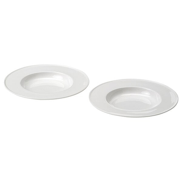 STOCKHOLM 2025 - Deep plate, white, 25 cm