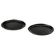 STOCKHOLM 2025 plate, black, 26 cm, 2 pack