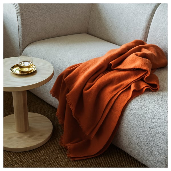 STOCKHOLM 2025 - STOCKHOLM 2025 Throw, bright orange, 150x200 cm