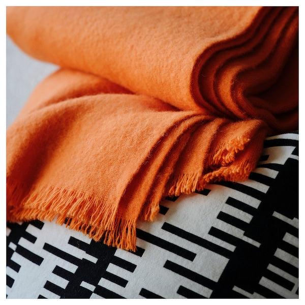 STOCKHOLM 2025 - Throw, bright orange, 150x200 cm
