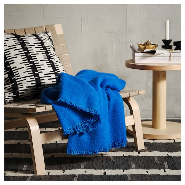 STOCKHOLM 2025 throw, bright blue, 150x200 cm