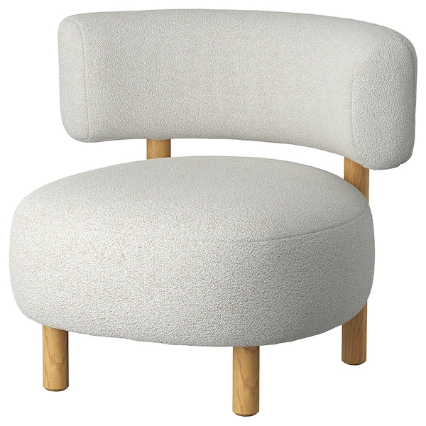 STOCKHOLM 2025 armchair, Djurmo grey/white, 76x68x72 cm