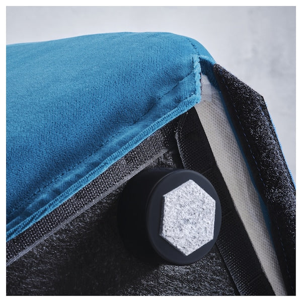 STOCKHOLM 2025 pouffe, Alhamn dark turquoise, 65x69 cm