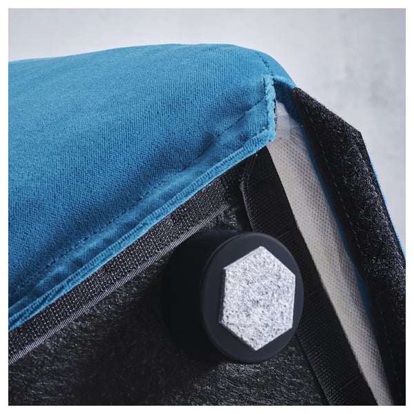 STOCKHOLM 2025 pouffe, Alhamn dark turquoise, 65x69 cm