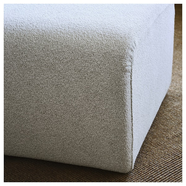 STOCKHOLM 2025 pouffe, Djurmo grey/white, 65x69 cm