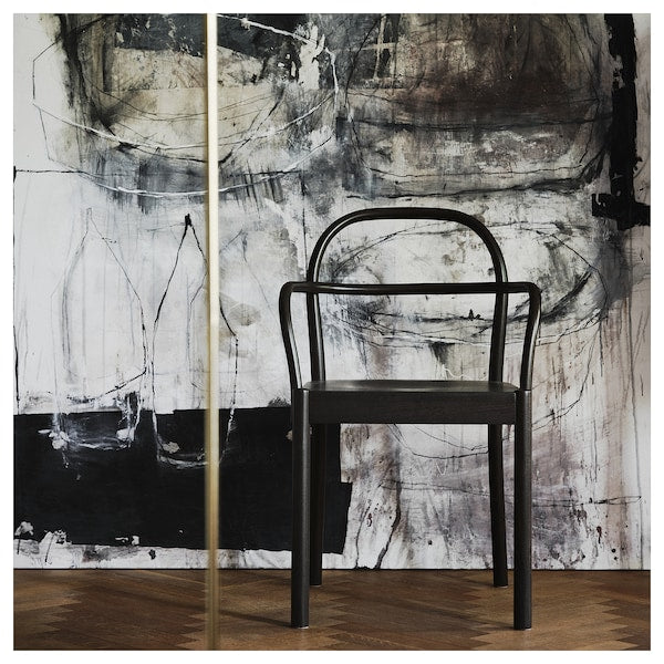 STOCKHOLM 2025 chair, dark brown, 52x80x49 cm