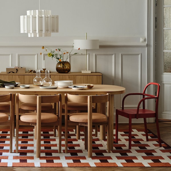 STOCKHOLM 2025 chair, red, 52x80x49 cm