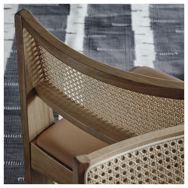 STOCKHOLM 2025 chair, oak/rattan, 47x80x45 cm