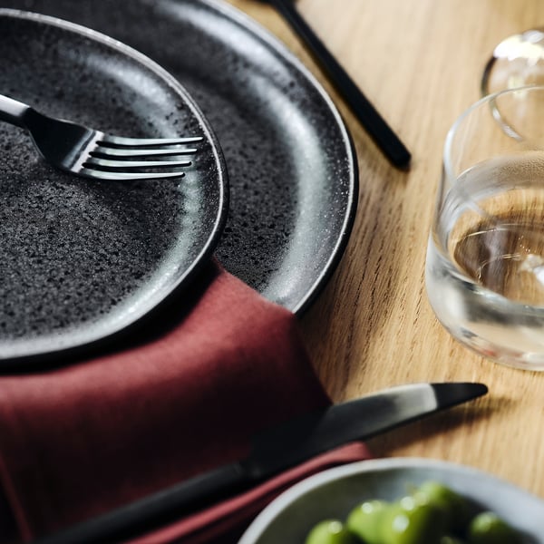 STOCKHOLM 2025 24-piece cutlery set, black
