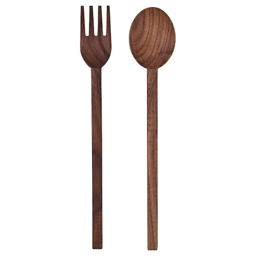 STOCKHOLM 2025 - STOCKHOLM 2025 2-piece serving set, walnut, 31 cm