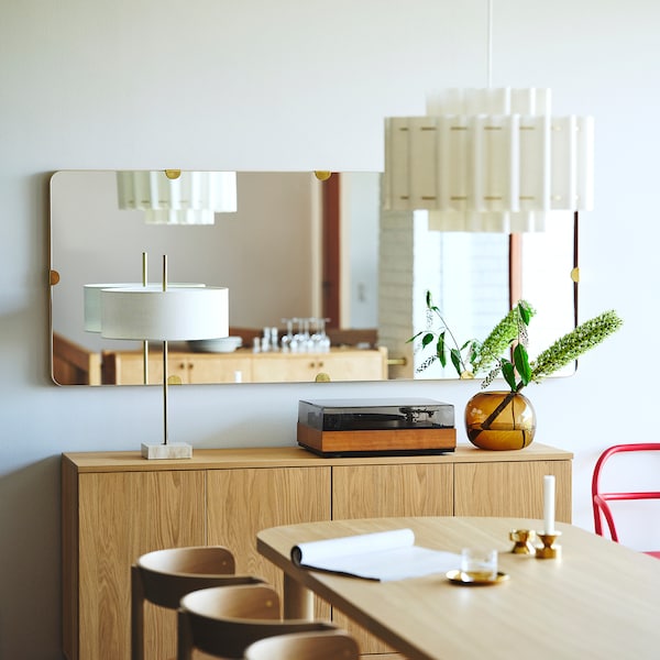 STOCKHOLM 2025 mirror, oak veneer, 70x180 cm