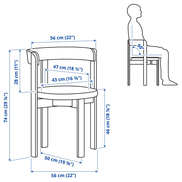 STOCKHOLM 2025 / STOCKHOLM 2025 - Table and 4 chairs, oak veneer/ oak leather,115 cm
