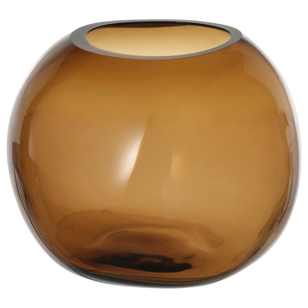STOCKHOLM 2025 vase, brown, 20 cm