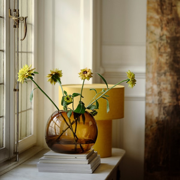 STOCKHOLM 2025 vase, brown, 20 cm