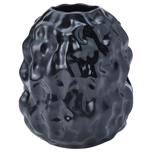 STOCKHOLM 2025 vase, black, 27 cm