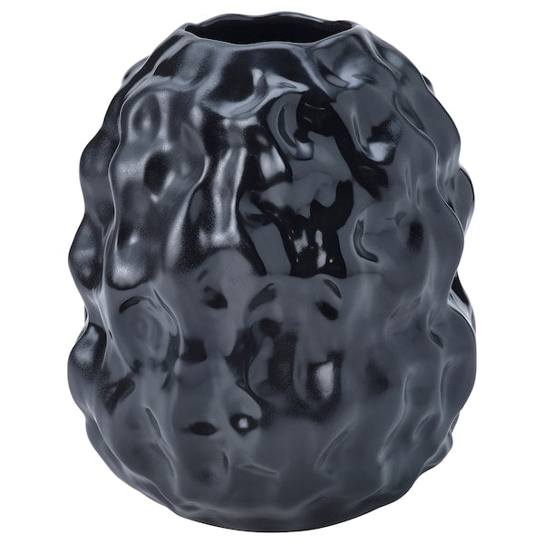 STOCKHOLM 2025 - Vase, black, 27 cm