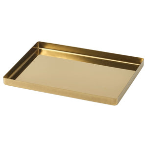 STOCKHOLM 2025 tray, brass-colour, 28x20 cm