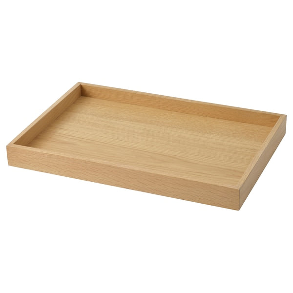 STOCKHOLM 2025 - Tray, oak/veneer, 47x32 cm