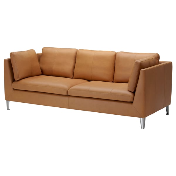 STOCKHOLM three-seat sofa, Seglora natural, 211x80x88 cm