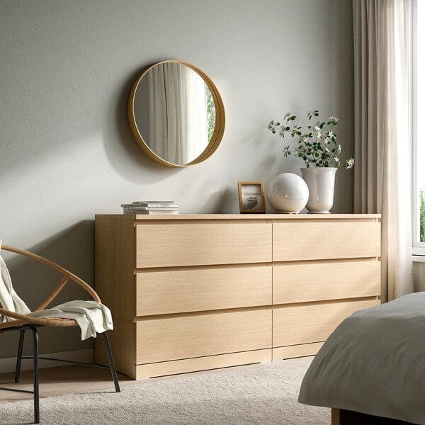 Ikea STOCKHOLM - Mirror, oak veneer,60 cm