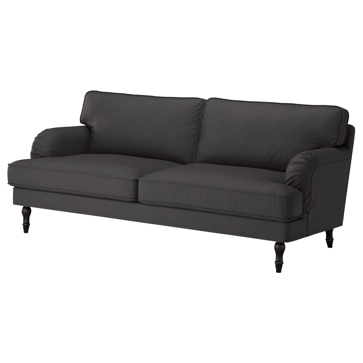 STOCKSUND Legs for Armchair/Sofa, Black, set of 4