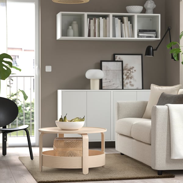 STOENSE - STOENSE Rug, low pile, beige, 133x195 cm