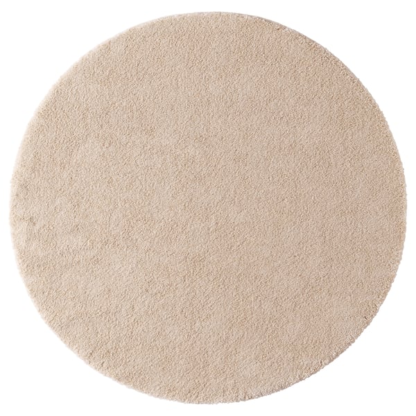 STOENSE - STOENSE Rug, low pile, off-white, 130 cm